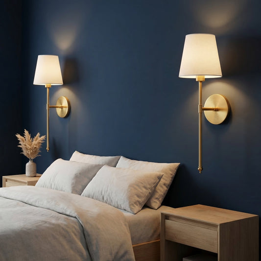 Applique Murale Sans Fil - Or - Maison Solenne