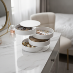 Boîte à bijoux rotative à étages - Vignette | Maison Solenne
