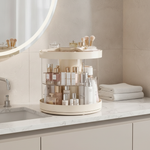 Organisateur de maquillage pivotant en acrylique - Vignette | Maison Solenne