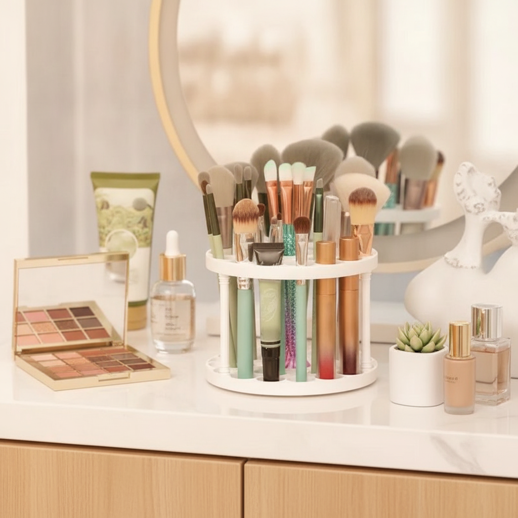 Une vitrine élégante sur votre coiffeuse