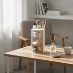 Organiseur de coiffeuse rotatif 3 niveaux - Vignette | Maison Solenne