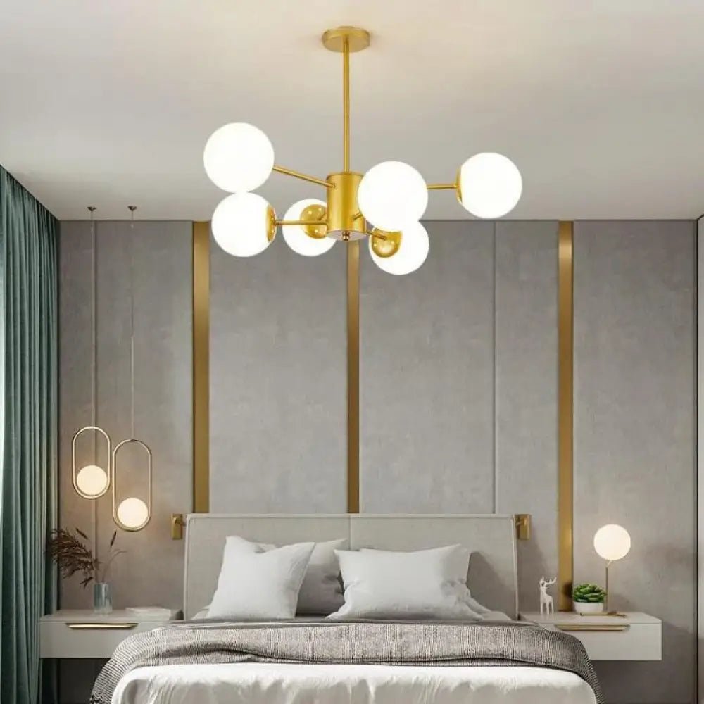Lampe pendante LED salon| Salon Chambre et Salle à Manger - Noir - Maison Solenne