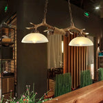 Lustre  Bois de Cerf en Résine, Suspension Luminaire Rustique LED pour Cuisine et Salle à Manger - Vignette | Maison Solenne