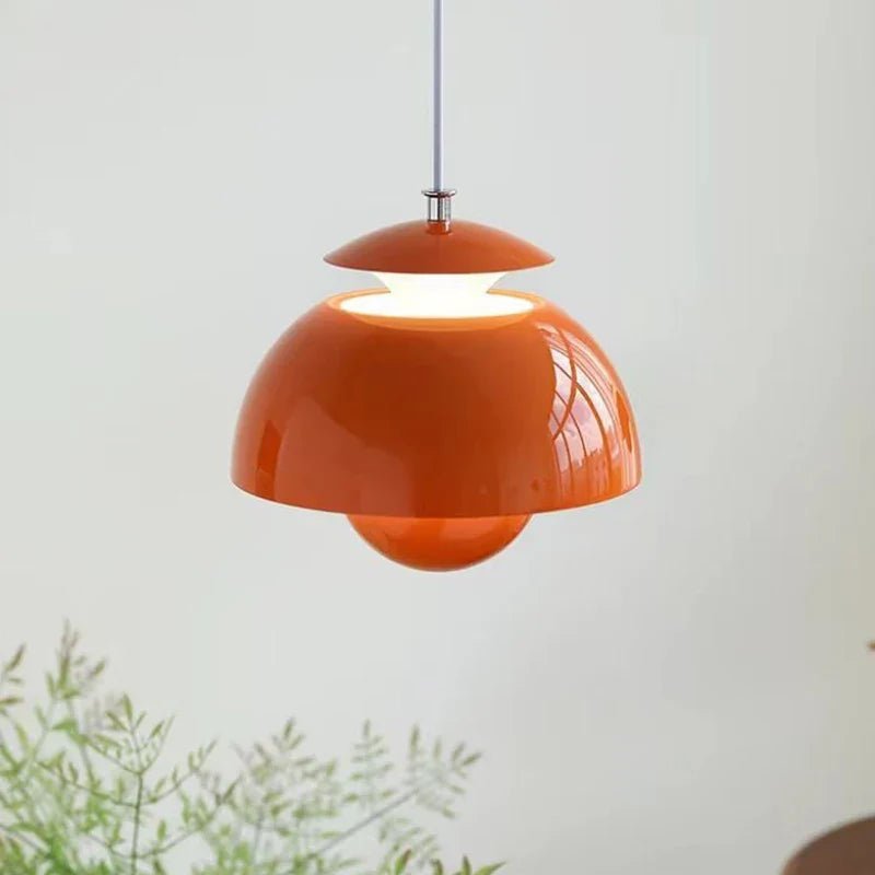Suspension LED Scandinave Élégante Design Compact - Noir - Maison Solenne