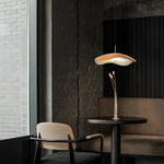 Lustre Minimaliste Wabi-Sabi en Aluminium | Suspension Luminaire Design Moderne avec Éclairage LED pour Bar - Vignette | Maison Solenne