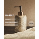 Ensemble porte-brosse à dents en travertin gris - Vignette | Maison Solenne